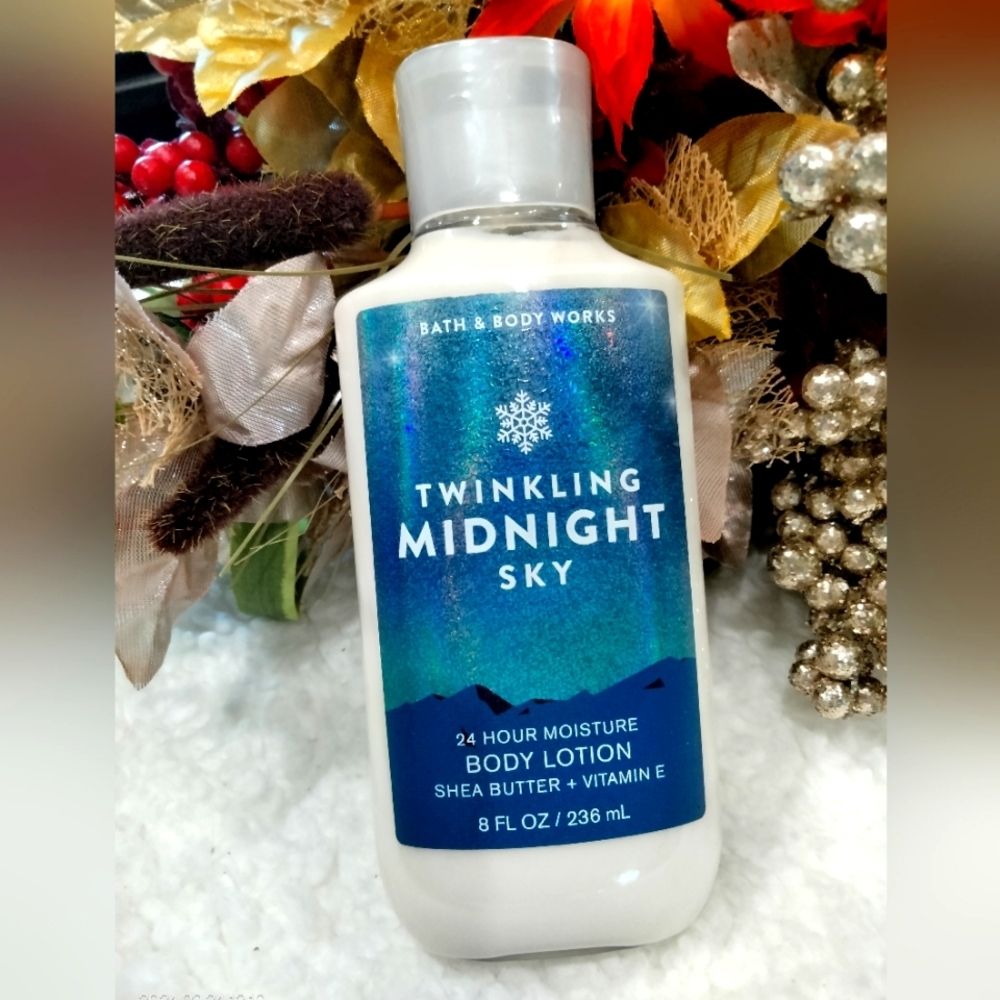 Bath And Body Works Twinkling Midnight Sky Christmas holiday body lotion New!
